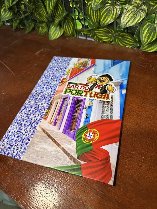 Cardápio do Bar do Portuga