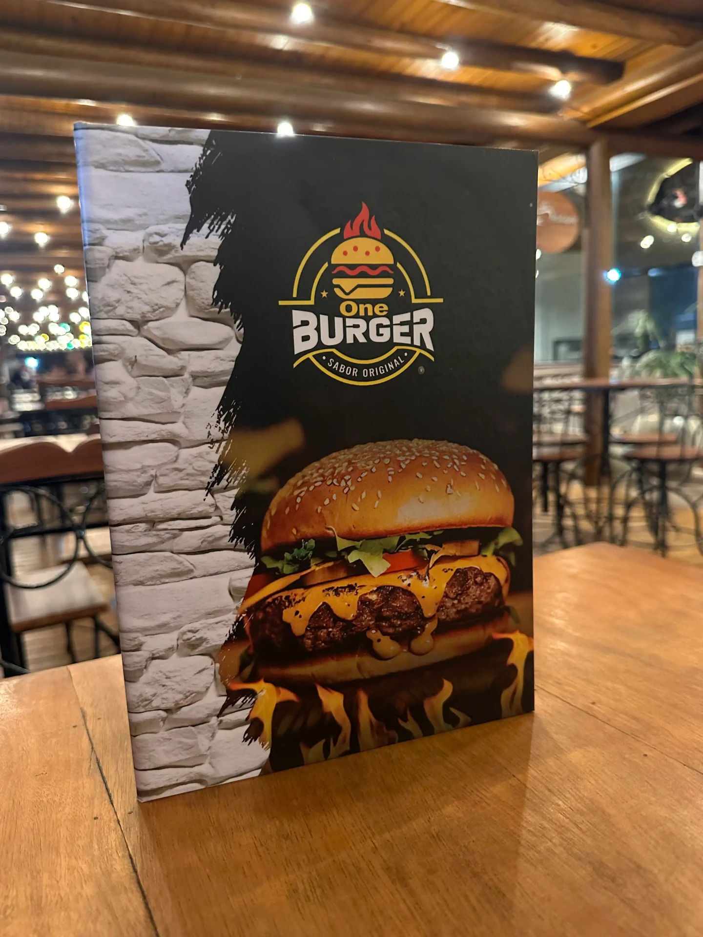 Cardápio personalizado para hamburgueria e lanchonete